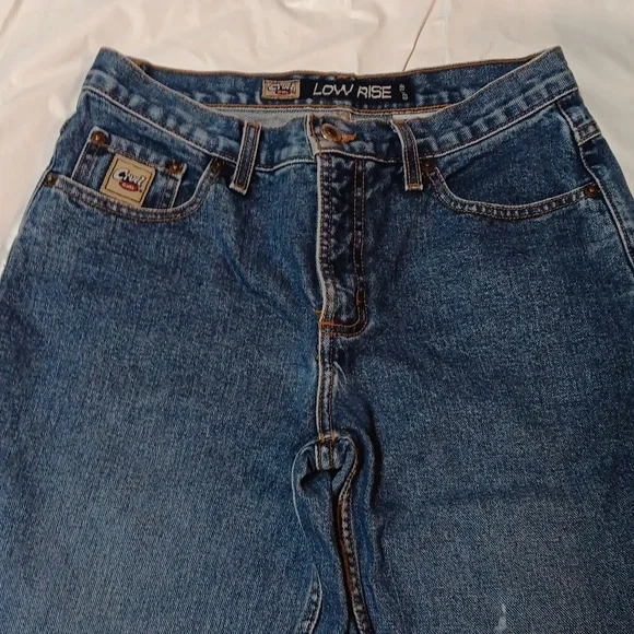 Cruel Girl Low Rise Relaxed Classic Blue Denim Jeans Junior's Size 9 - Picture 2 of 16